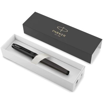 Ручка перьевая Parker IM Achromatic F317, Matt Black BT (Перо F)