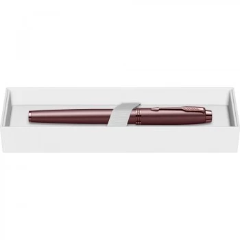 Ручка перьевая Parker IM Monochrome F328, Burgundy PVD (Перо M)