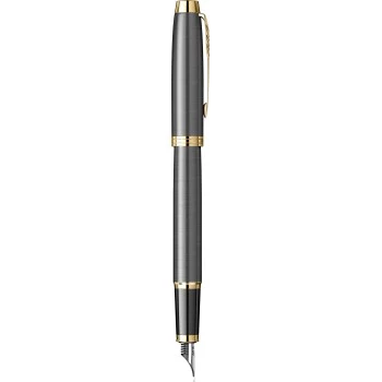 Перьевая ручка Parker IM Premium, Grey Core GT (Перо M)