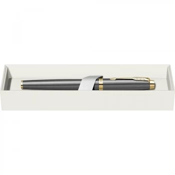 Перьевая ручка Parker IM Premium, Grey Core GT (Перо M)