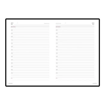 Подарочный набор: Ручка шариковая Parker Jotter Monochrome XL Black BT + Ежедневник Black SS